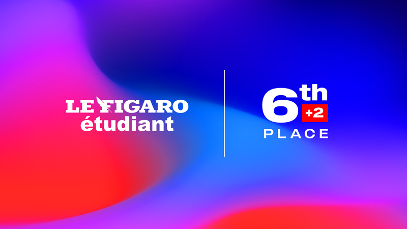 Bachelor en Management 6e du classement Figaro Etudiant 2025